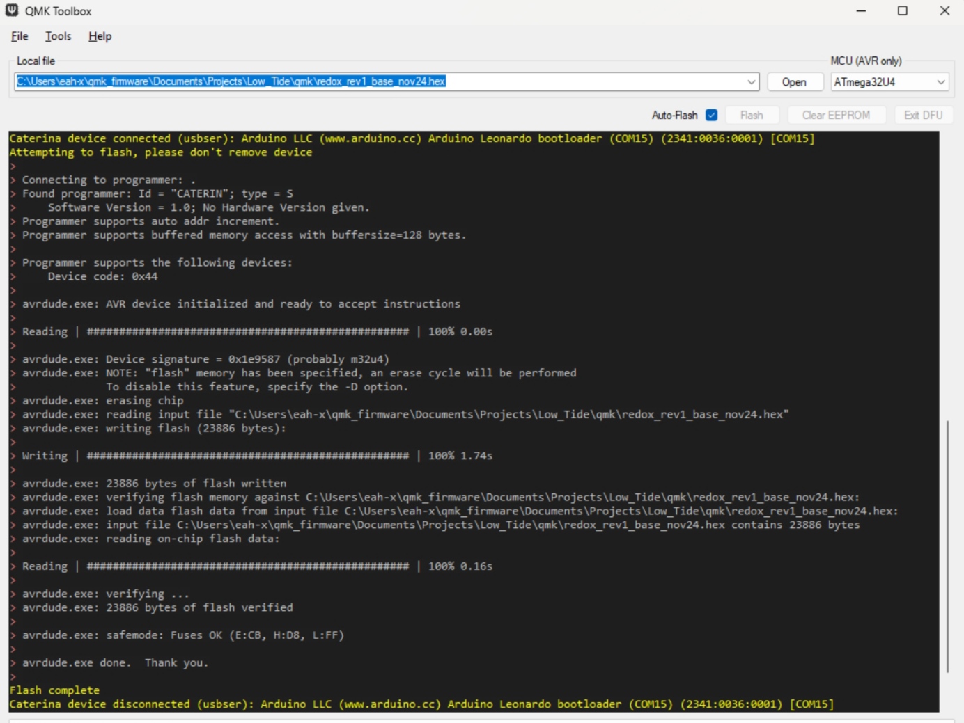 Zoomed In Pro Micro Wiring